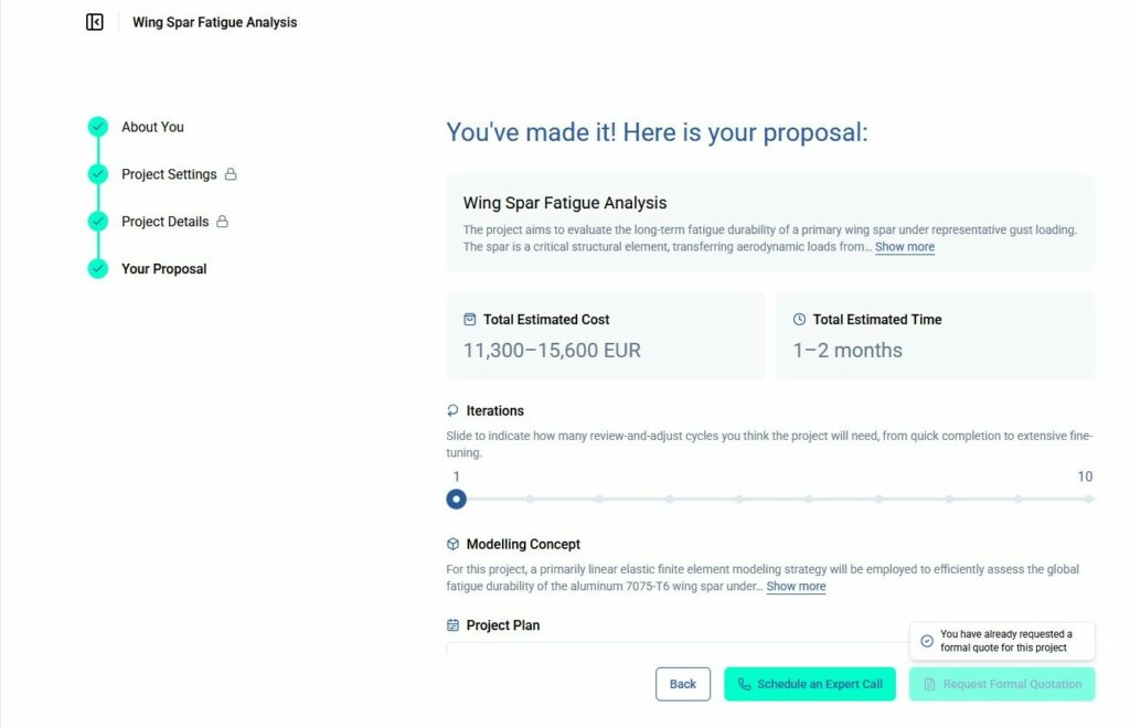 Receive an instant quote for your FEA and CFD projects