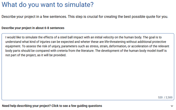 1_simulation_descr - FiniteNow Describing your FE project is the first step.