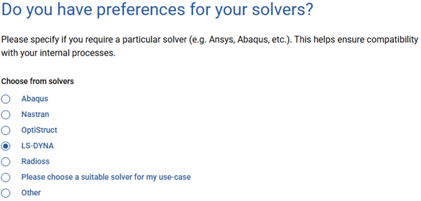 5_FEA_Engineers - FiniteNow Choose a suitable simulation solver or let us take the choice for you