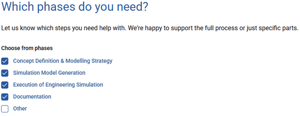 6_FEA_engineering_phases - FiniteNow Which phases do you need for your simulation?