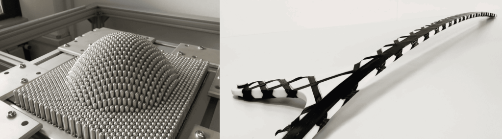 Dynapixel flexible moulding and AdditiveCarbon as a carbon fiber reinforced additive manufacturing technology